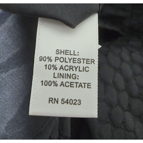 Banana Republic Dress 2 Black Embossed Pleated Cocktail Pockets Casual Classic - Picture 9 of 13